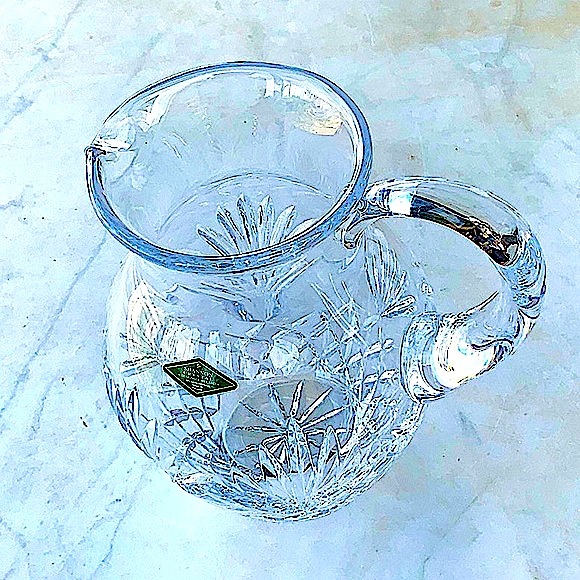 GODINGER WATER PITCHER PINEAPPLE COLLECTION CUT CRYSTAL 48 OZ NIB VINTAGE Y2K - Picture 5 of 12